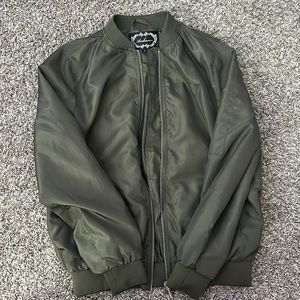Ambiance army green jacket, size small